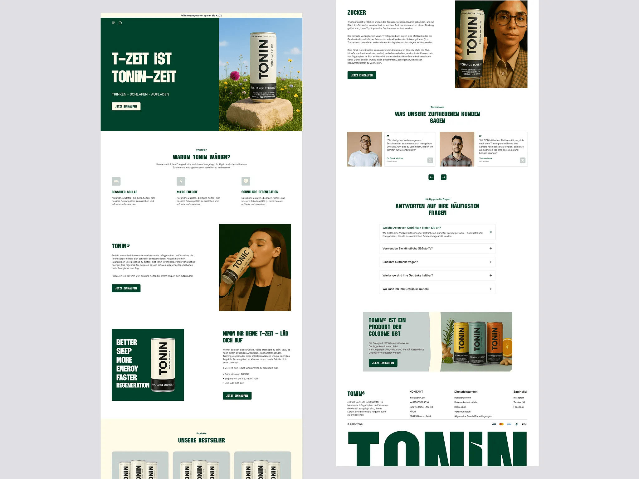 Hardcore Closer – Personal Branding Landing Page for Sales UI design
